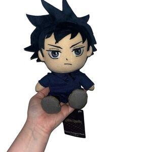 JUST FUNKY Megumi Fushiguro Jujutsu Kaisen Full Size Plush | 9” Tall | NWT